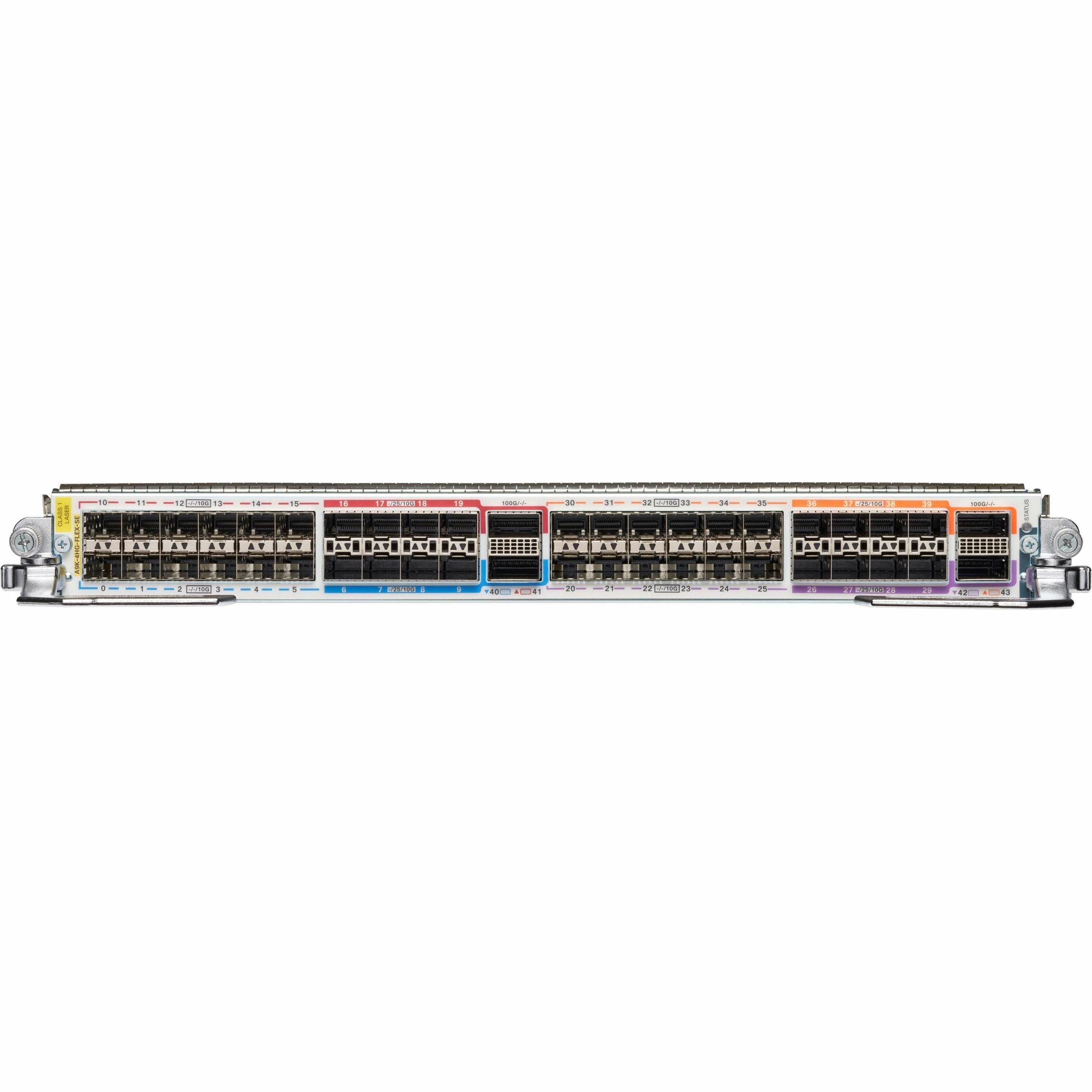 Cisco ASR 9000 400GE Combo Service Edge Line Card - 5th Generation - For Data Networking, Optical NetworkOptical Fiber100 Gigabit Ethernet, 40 Gigabit Ethernet, 10 Gigabit Ethernet, 25 Gigabit Etherne