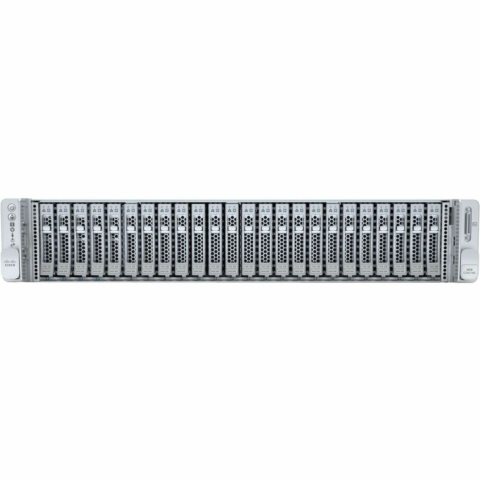 Cisco HyperFlex Server Barebone System - 2U Rack-mountable - 2 x Processor Support - Intel C621A Chip - 8 TB DDR4 SDRAM DDR4-3200/PC4-25600 Maximum RAM Support - 32 Total Memory Slots - NVMe Controlle
