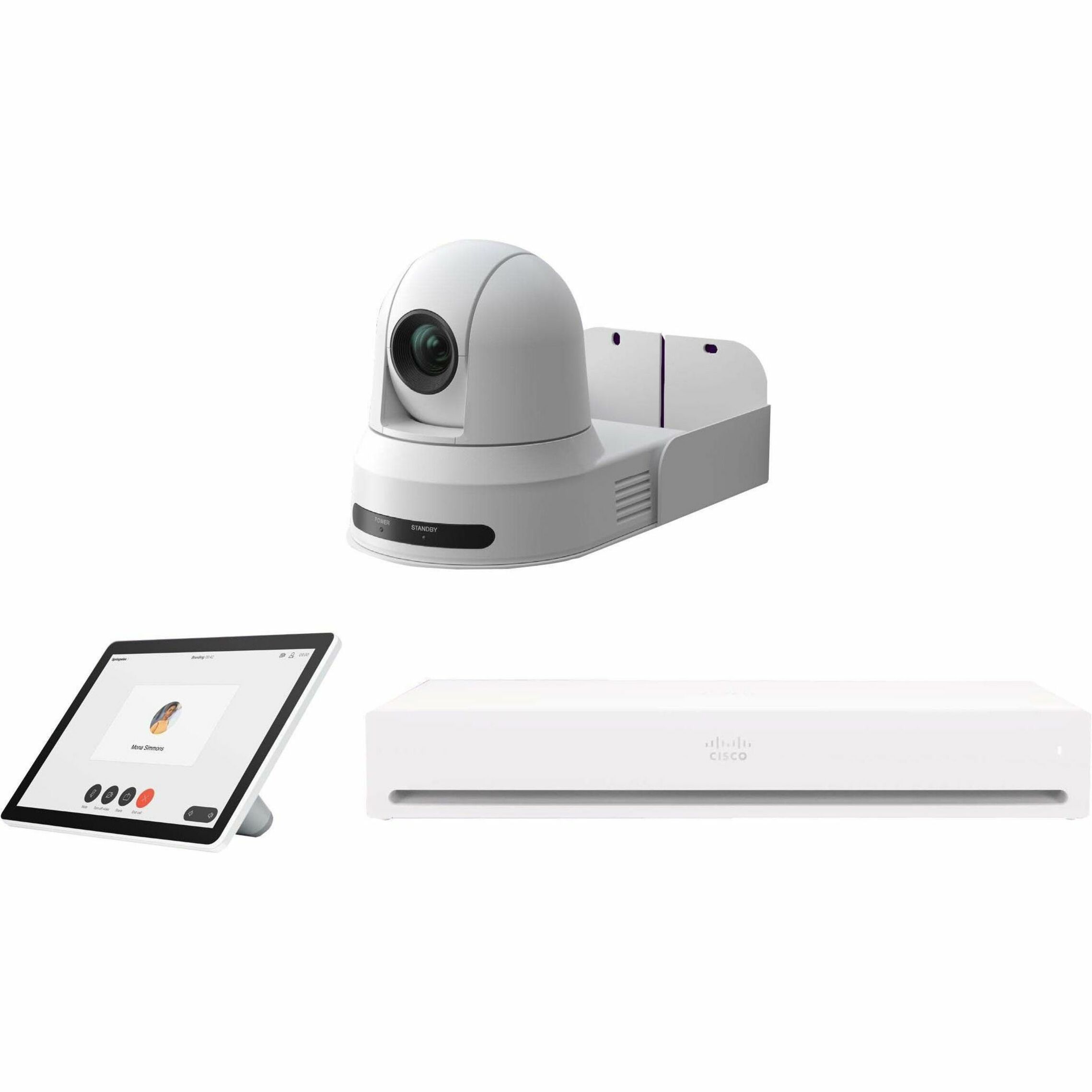 Webex Webex Room Video Conference Equipment - For Boardroom, Classroom, Video Conferencing, Meeting Room - Large Room Size Supported - 1920 x 1080 Video (Live) - 3840 x 2160 Video (Content) - H.460.18