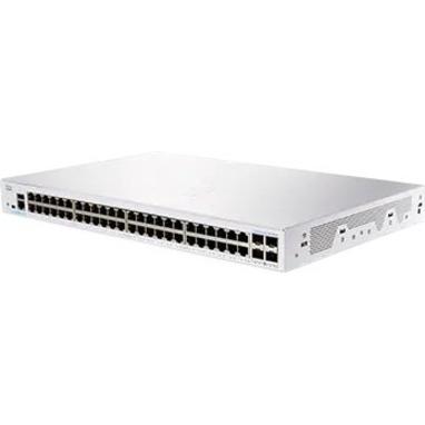 Cisco 250 CBS250-48T-4X Ethernet Switch - 52 Ports - Manageable - Gigabit Ethernet, 10 Gigabit Ethernet - 1000Base-T, 10GBase-X - Refurbished - 2 Layer Supported - Modular - 51.01 W Power Consumption 
