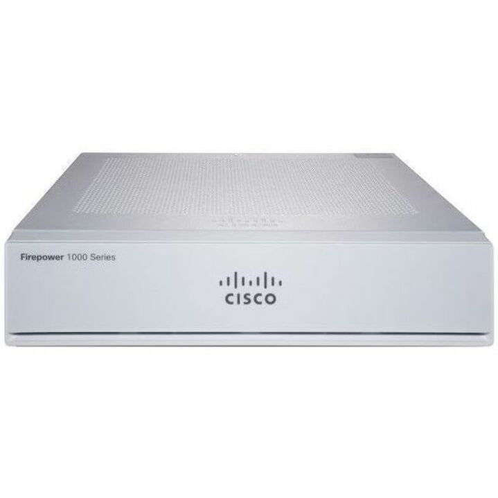 Cisco Firepower 1120 Network Security/Firewall Appliance - 8 Port - 1000Base-T, 1000Base-X - Gigabit Ethernet - 8 x RJ-45 - 4 Total Expansion Slots - 50 Hz, 60 Hz - 1U - Rack-mountable