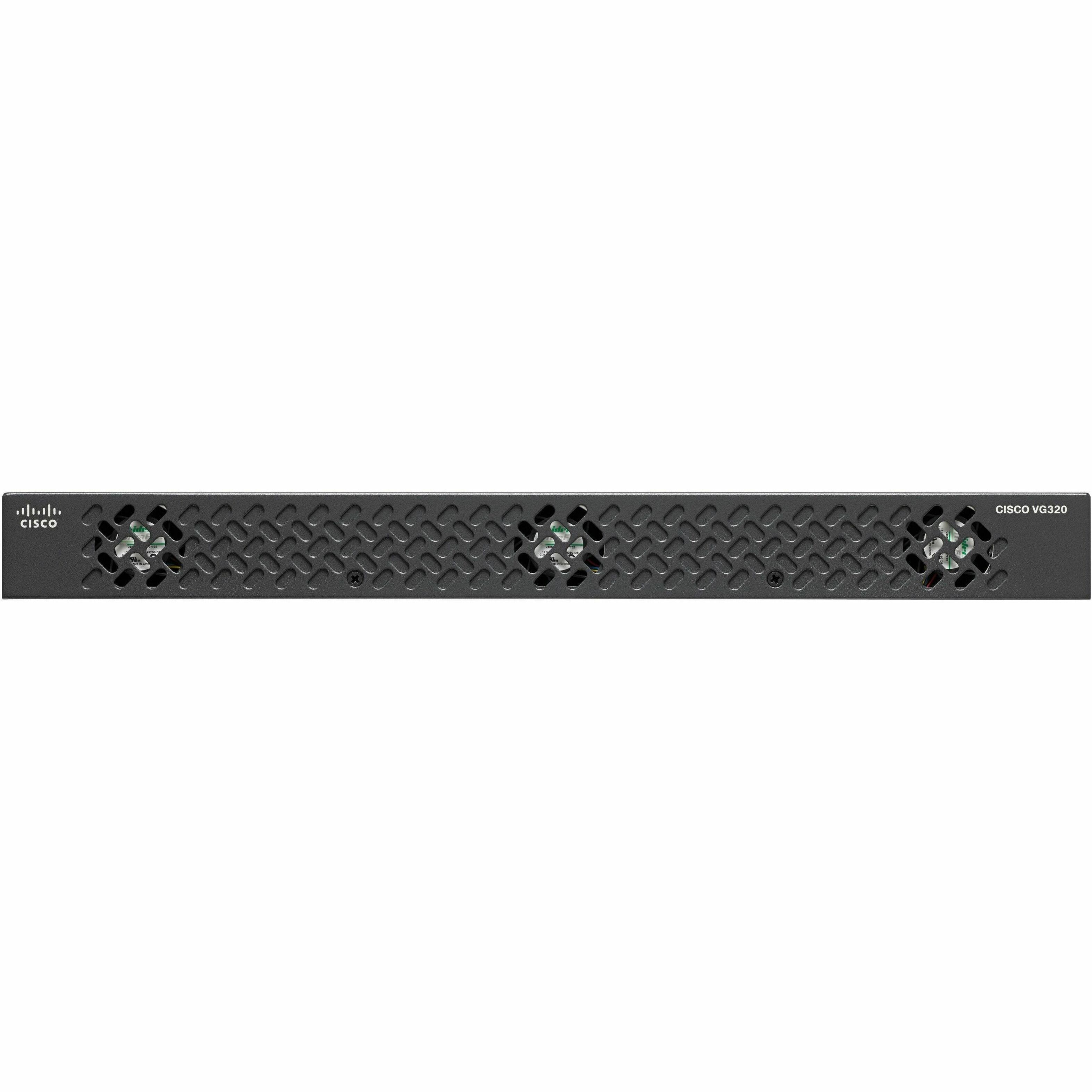 Cisco VG320 VoIP Gateway - Refurbished - 2 x RJ-45 - USB - Management Port - Gigabit Ethernet - Desktop, Rack-mountable, Wall Mountable