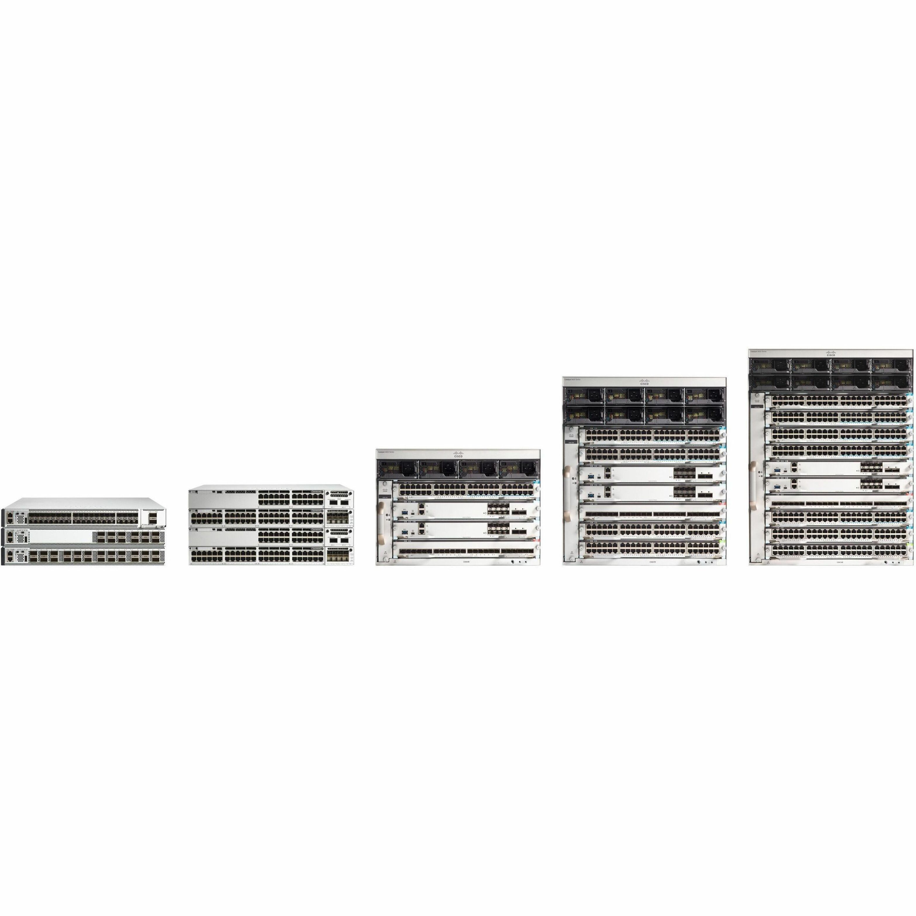 Cisco Catalyst 9400 Series 4 Slot Chassis - Manageable - Gigabit Ethernet - 1000Base-T - Refurbished - 3 Layer Supported - Modular - Twisted Pair - 6U - Rack-mountable - Lifetime Limited Warranty