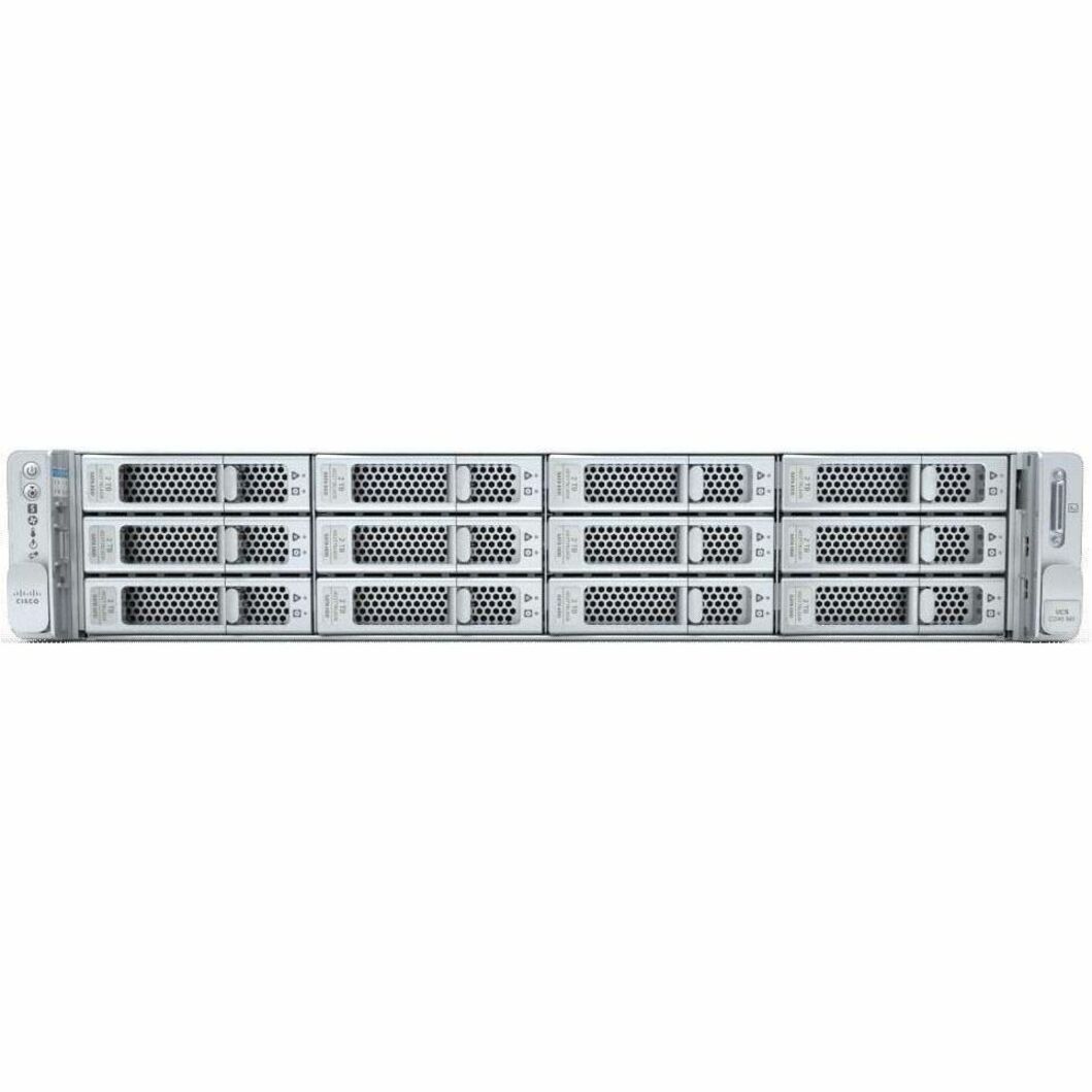 Cisco Barebone System - 2U Rack-mountable - 2 x Processor Support - Intel C621A Chip - 8 TB DDR4 SDRAM DDR4-3200/PC4-25600 Maximum RAM Support - 32 Total Memory Slots - 12Gb/s SAS RAID Supported, Seri