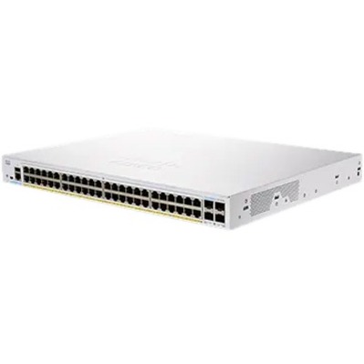 Cisco Business 350 CBS350-48P-4X Ethernet Switch - 48 Ports - Manageable - Gigabit Ethernet, 10 Gigabit Ethernet - 1000Base-T, 10GBase-X - 3 Layer Supported - Modular - 61.53 W Power Consumption - 370