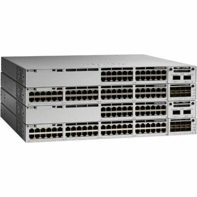 Cisco Catalyst 9300X-12Y Ethernet Switch - Manageable - 25 Gigabit Ethernet - 25GBase-X - 3 Layer Supported - Modular - Optical Fiber - Desktop - Lifetime Limited Warranty