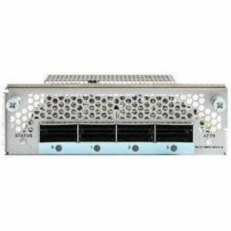 Cisco Modular Port Adapter - For Data Networking, Optical NetworkOptical Fiber100 Gigabit Ethernet, 400 Gigabit Ethernet - 100GBase-X, 400GBase-X - 4 x Expansion Slots - QSFP28-DD