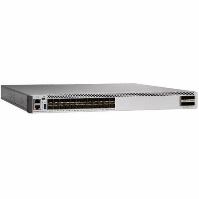 Cisco Catalyst C9500X-28C8D Ethernet Switch - Manageable - 400 Gigabit Ethernet, 100 Gigabit Ethernet - 100GBase-X - 3 Layer Supported - Modular - Twisted Pair - 1U - Rack-mountable - Lifetime Limited