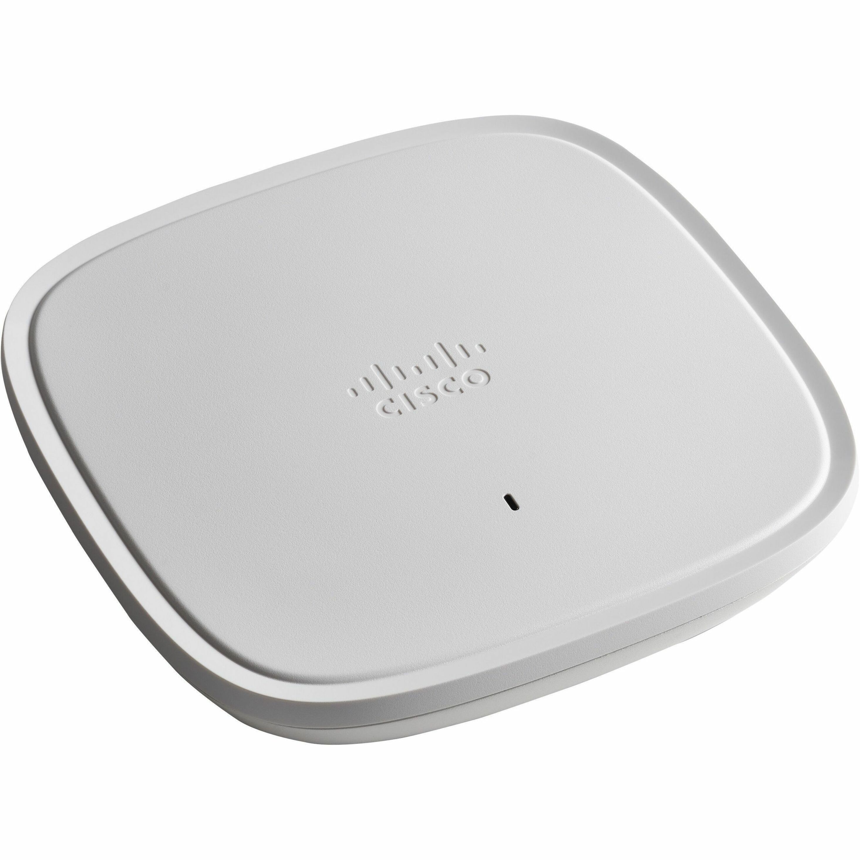 Cisco Catalyst C9115I Dual Band Wi-Fi 6 802.11ax 5.38 Gbit/s Wireless Access Point - Indoor - 2.40 GHz, 5 GHz - Internal - MIMO Technology - 1 x Network (RJ-45) - 2.5 Gigabit Ethernet - Bluetooth 5