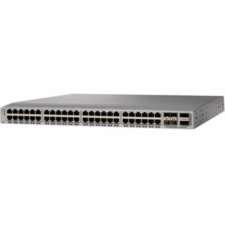 Cisco Nexus 92348GC-X Ethernet Switch - 54 Ports - Manageable - Gigabit Ethernet, 25 Gigabit Ethernet, 100 Gigabit Ethernet - 10/100/1000Base-T, 25GBase-X, 100GBase-X - Refurbished - 3 Layer Supported