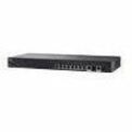 Cisco SG355-10P Ethernet Switch - 10 Ports - Manageable - Gigabit Ethernet - 10/100/1000Base-T, 1000Base-X - Refurbished - 3 Layer Supported - Modular - 2 SFP Slots - Twisted Pair, Optical Fiber - 1U