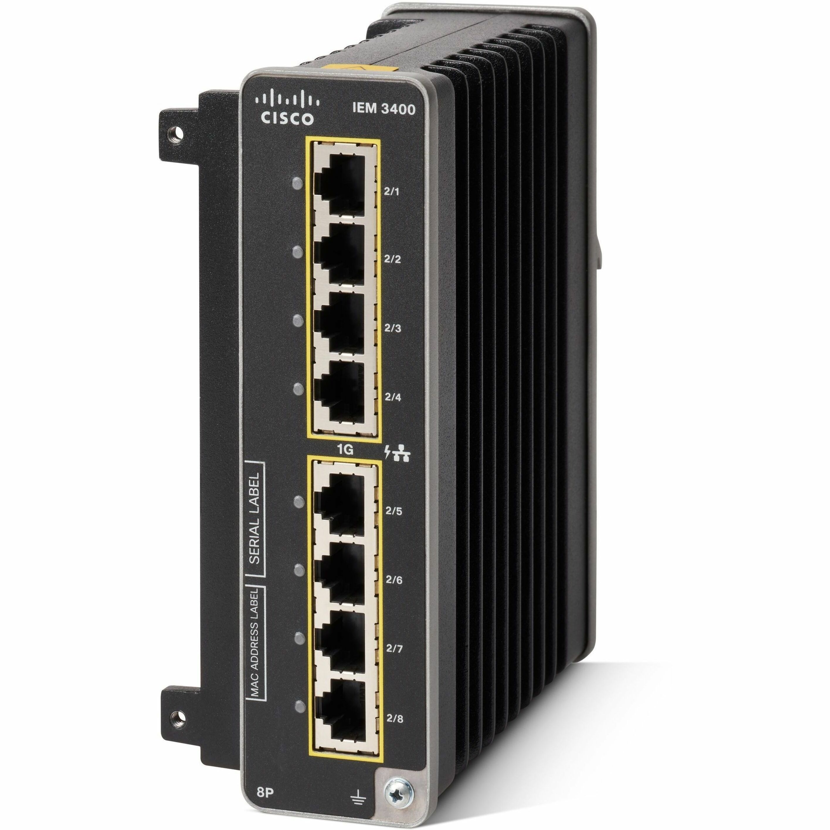 Cisco Catalyst IE-3400-8T2S Ethernet Switch - 8 Ports - Gigabit Ethernet, 2.5 Gigabit Ethernet - 10/100/1000Base-T, 100/1000Base-X - Refurbished - 3 Layer Supported - Modular - 2 SFP Slots - 36 W Powe