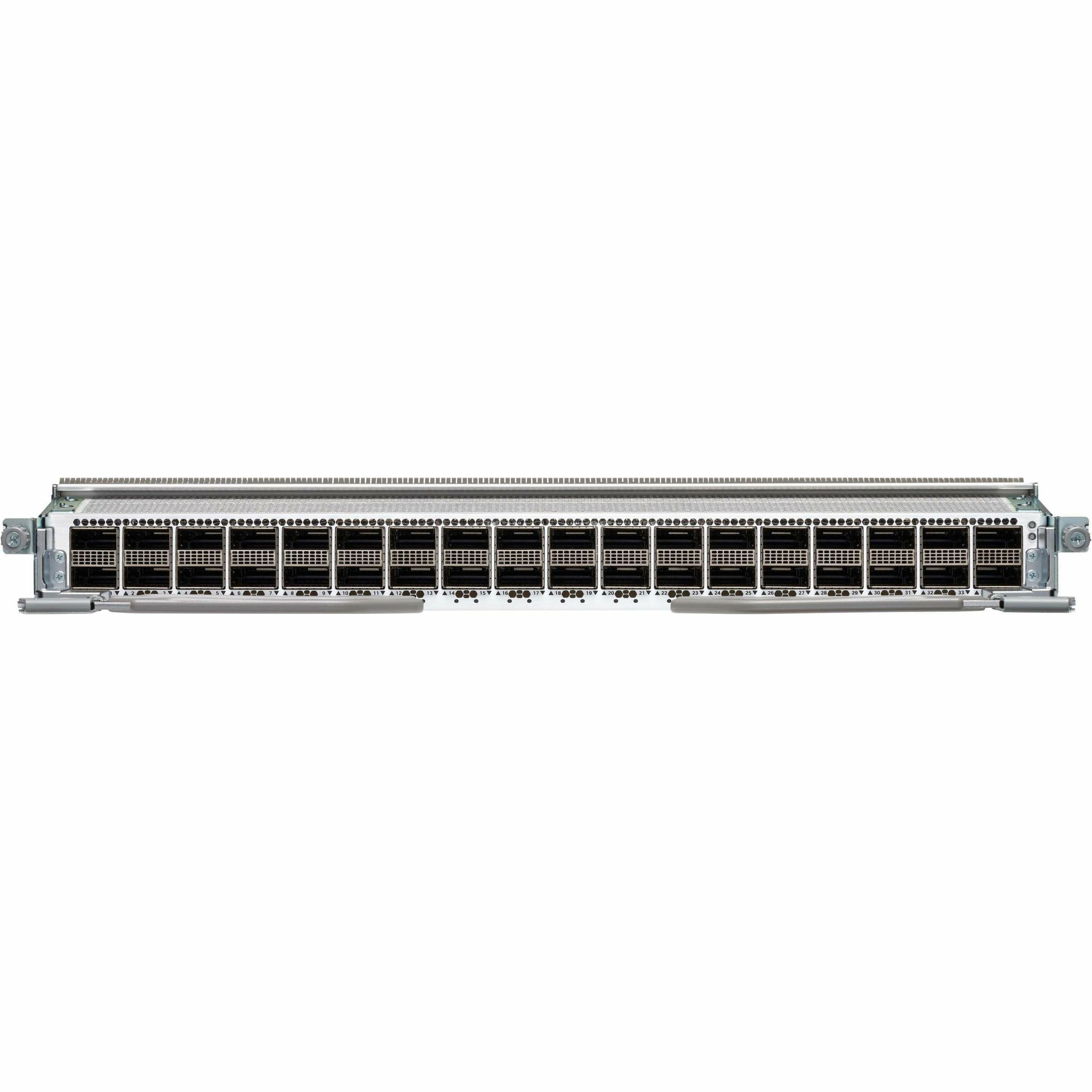 Cisco 8800 Line Card - For Data Networking, Optical Network - 36 x 400GBase-X Expansion Slot - Optical Fiber400 Gigabit Ethernet - 400GBase-X - 36 x Expansion Slots - QSFP56-DD