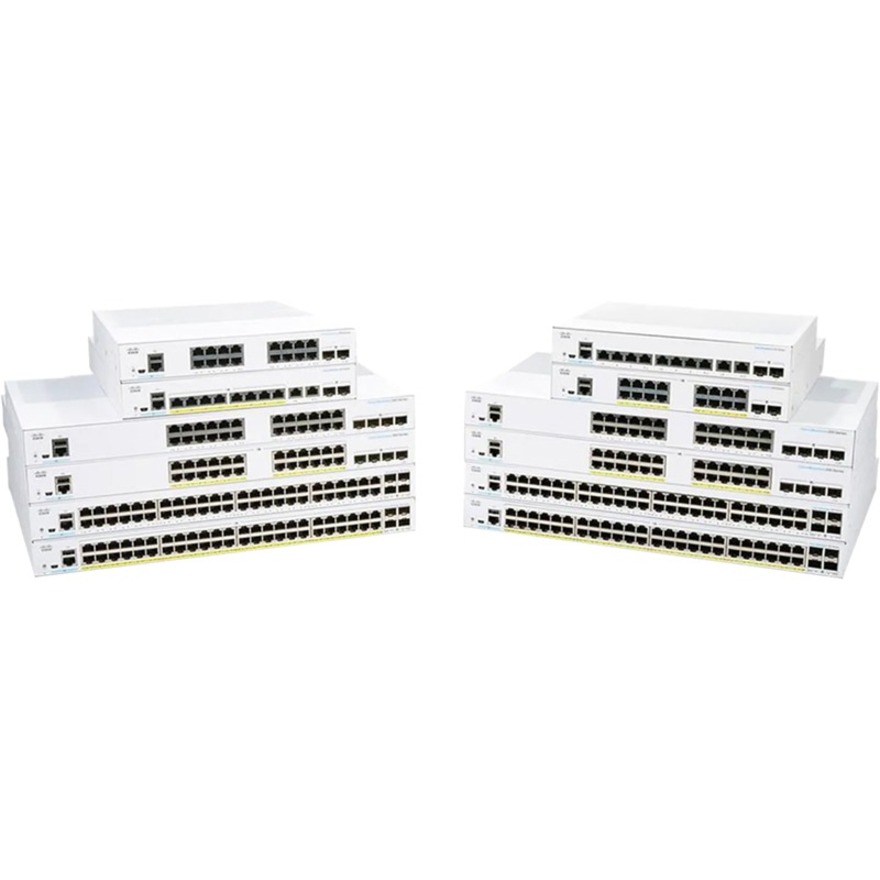 Cisco Business CBS350-24XT Ethernet Switch - 24 Ports - Manageable - 10 Gigabit Ethernet - 10GBase-T, 10GBase-X - 3 Layer Supported - Modular - 124.50 W Power Consumption - Optical Fiber, Twisted Pair