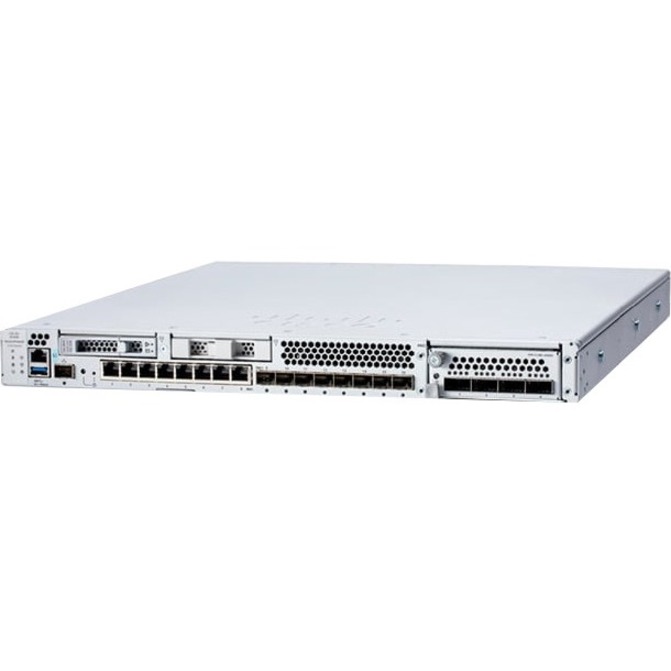 Cisco 3140 Network Security/Firewall Appliance - 8 Port - 10/100/1000Base-T - Gigabit Ethernet - 49 Gbit/s Firewall Throughput - 20000 VPN - 8 x RJ-45 - 8 Total Expansion Slots - 50 Hz, 60 Hz - 1U - R