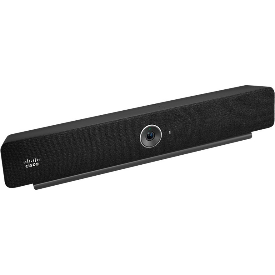 Cisco Webex Room Bar (Carbon Color) with wall-mount Room Navigator - CMOS - 3840 x 2160 Video (Content) - H.460.18/19, H.264, H.323, SIP - Point-to-Point - 4K UHD - 60 fps - H.263, H.239 - G.711, G.72