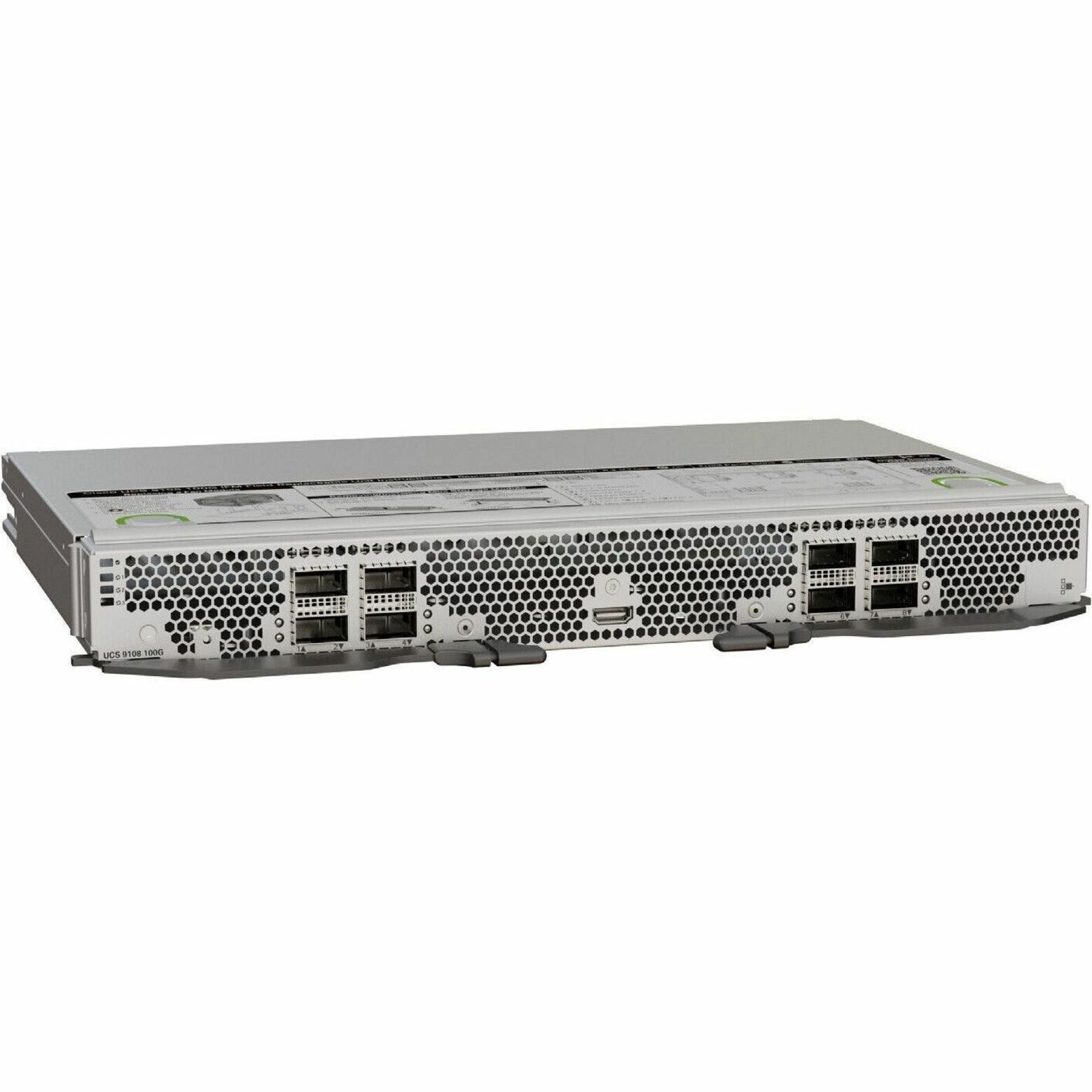 Cisco Expansion Module - For Data Networking, Optical Network - 8 x 100GBase-X Expansion Slot - Optical Fiber100 Gigabit Ethernet - 100GBase-X - 8 x Expansion Slots - QSFP28 - Plug-in Module - 1