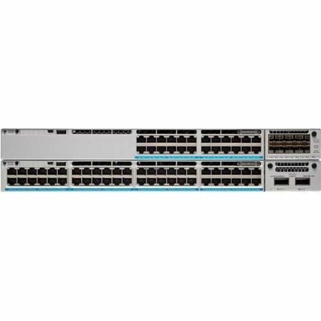Cisco Catalyst C9300X-48TX Ethernet Switch - 48 Ports - Manageable - 10 Gigabit Ethernet - 10GBase-T - 3 Layer Supported - Modular - 715 W Power Consumption - Twisted Pair - Rack-mountable - Lifetime 