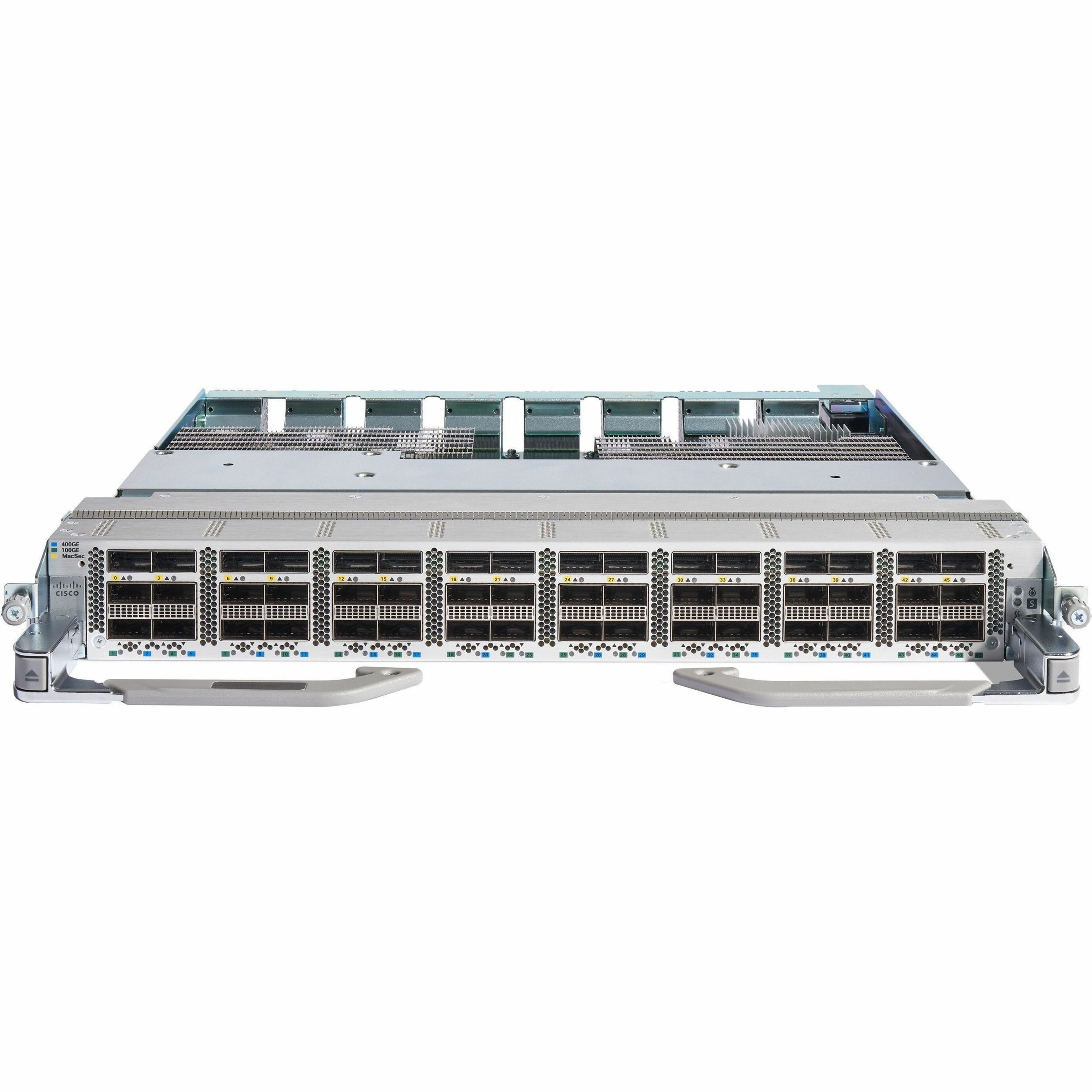 Cisco 8800 Line Card - For Data Networking, Optical Network, RouterOptical Fiber400 Gigabit Ethernet, 100 Gigabit Ethernet - 400GBase-X, 100GBase-X - 48 x Expansion Slots - QSFP28, QSFP56-DD