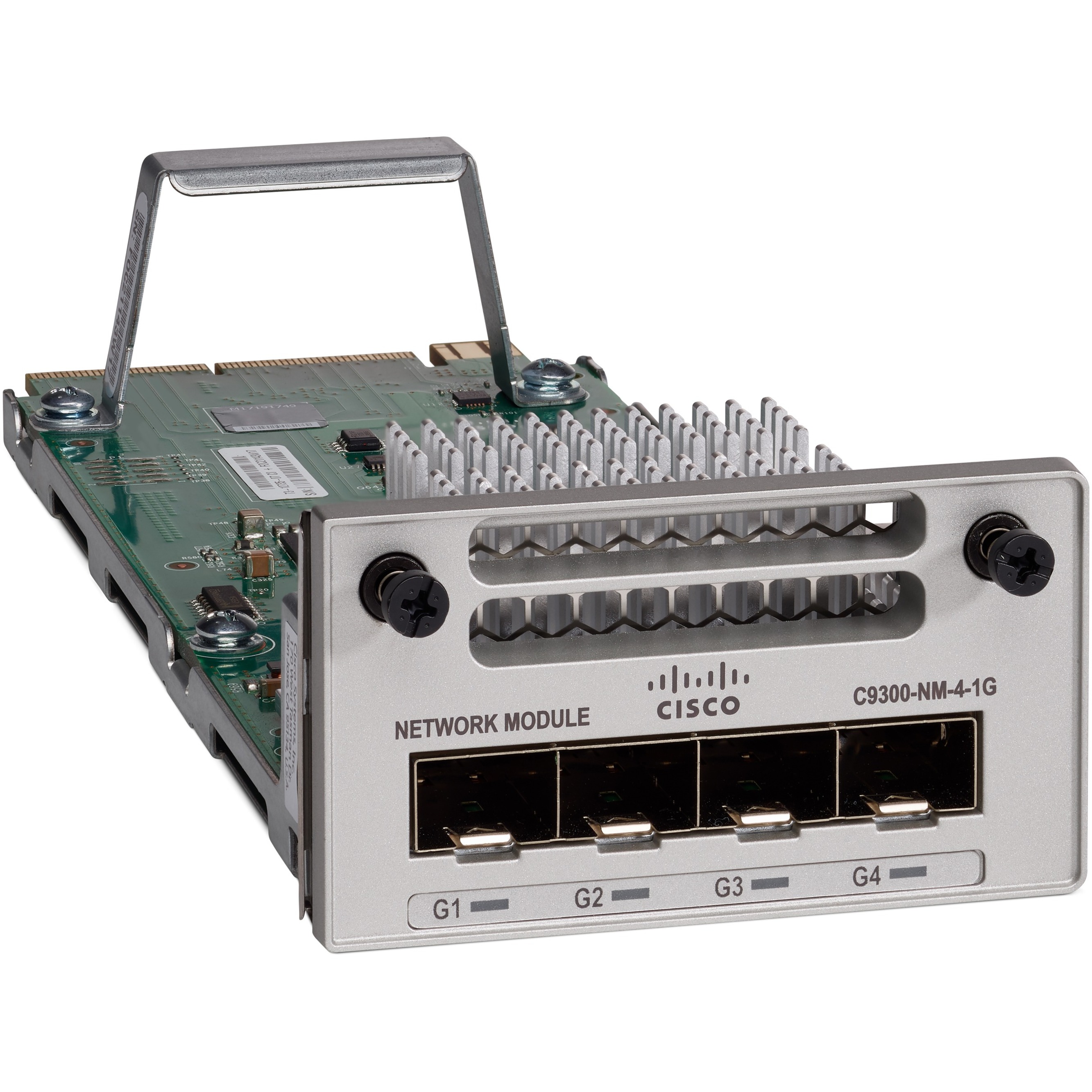 Cisco Catalyst 9300 4 x 1GE Network Module - For Data Networking - 4 x 1000Base-T Network - Twisted PairGigabit Ethernet - 1000Base-T - Plug-in Module - 1