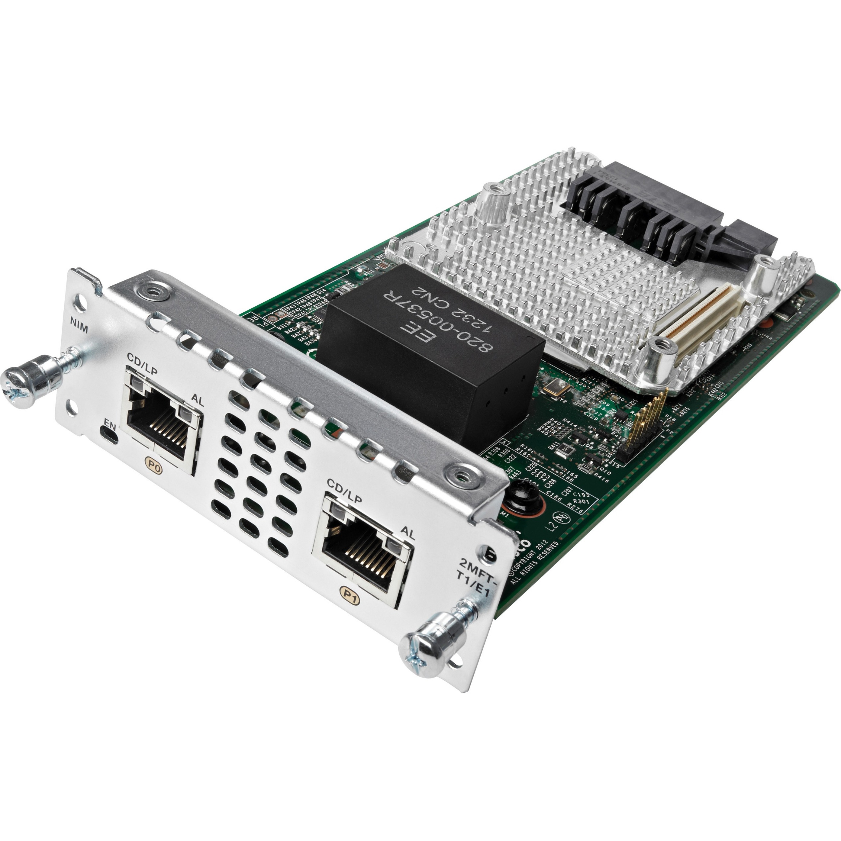 Cisco 2 port Multi-flex Trunk Voice/Clear-channel Data T1/E1 Module - For Data Networking - 2 x T1/E1 NetworkFast Ethernet - T1/E1, T1/E1 - 1