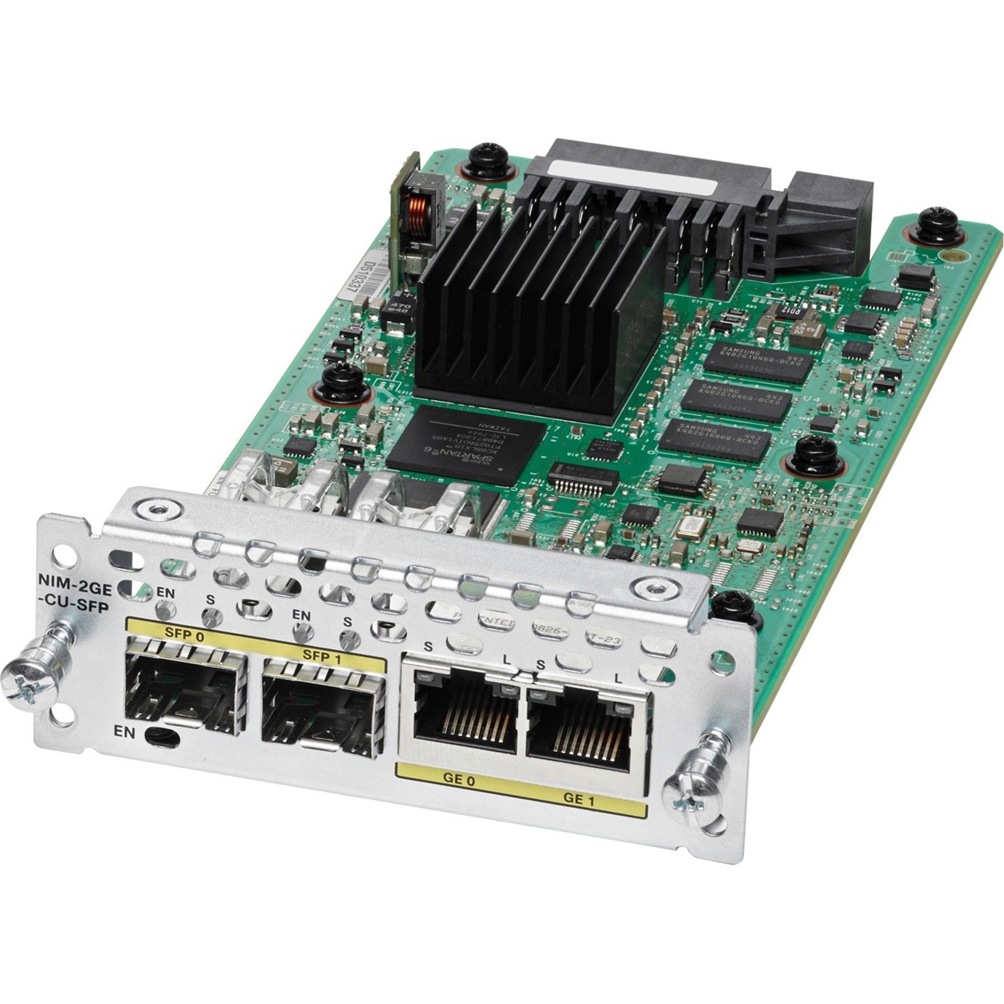 Cisco 2-Port Gigabit Ethernet WAN Network Interface Module - For Wide Area Network - 2 x RJ-45 1000Base-T WAN - Twisted Pair, Optical FiberGigabit Ethernet - 1000Base-T, 1000Base-X - 1 Gbit/s - 2 x Ex