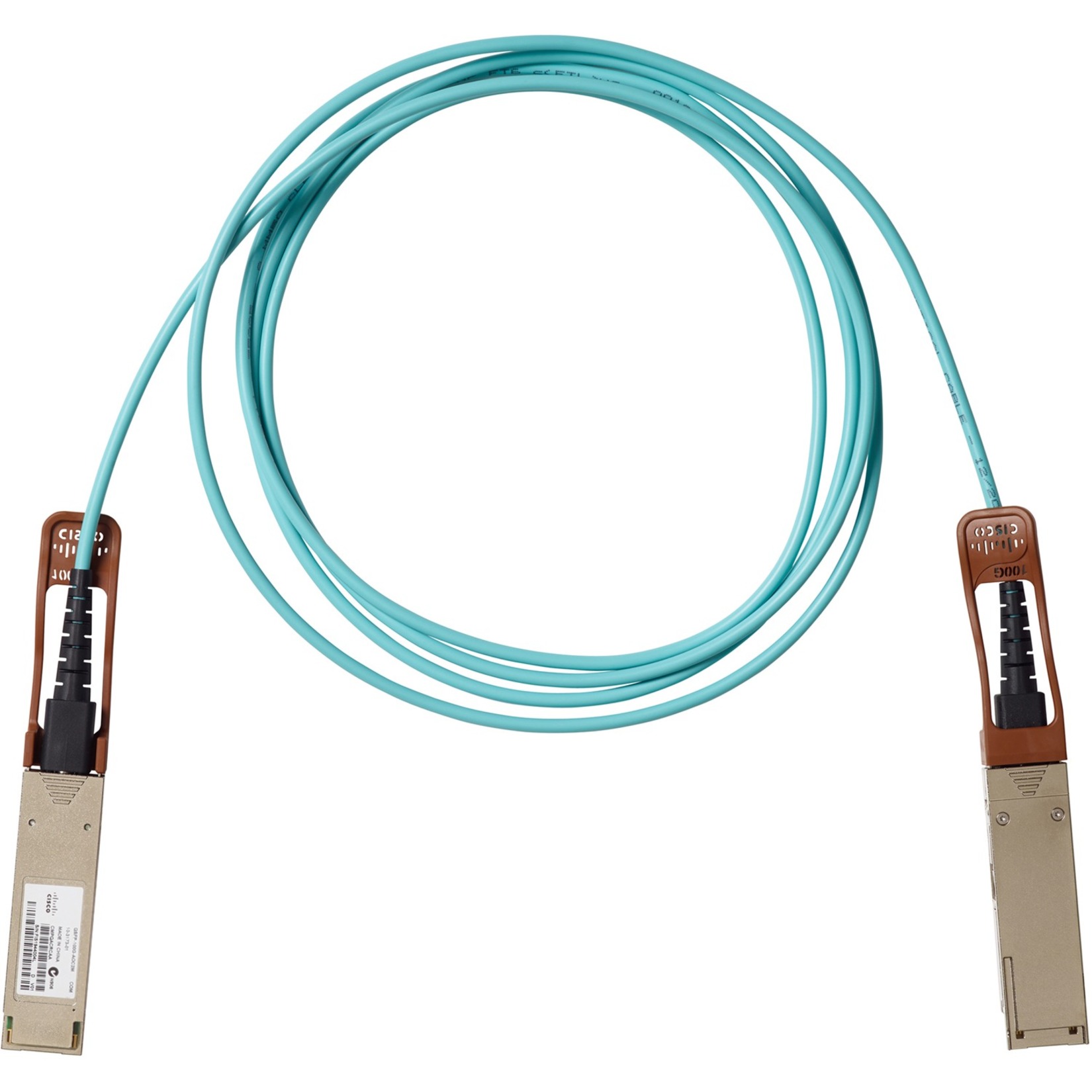 Cisco 100GBase QSFP Active Optical Cable, 15-meter - 49.21 ft Fiber Optic Network Cable for Network Device - First End: 1 x QSFP28 Network - Male - Second End: 1 x QSFP28 Network - Male - 100 Gbit/s