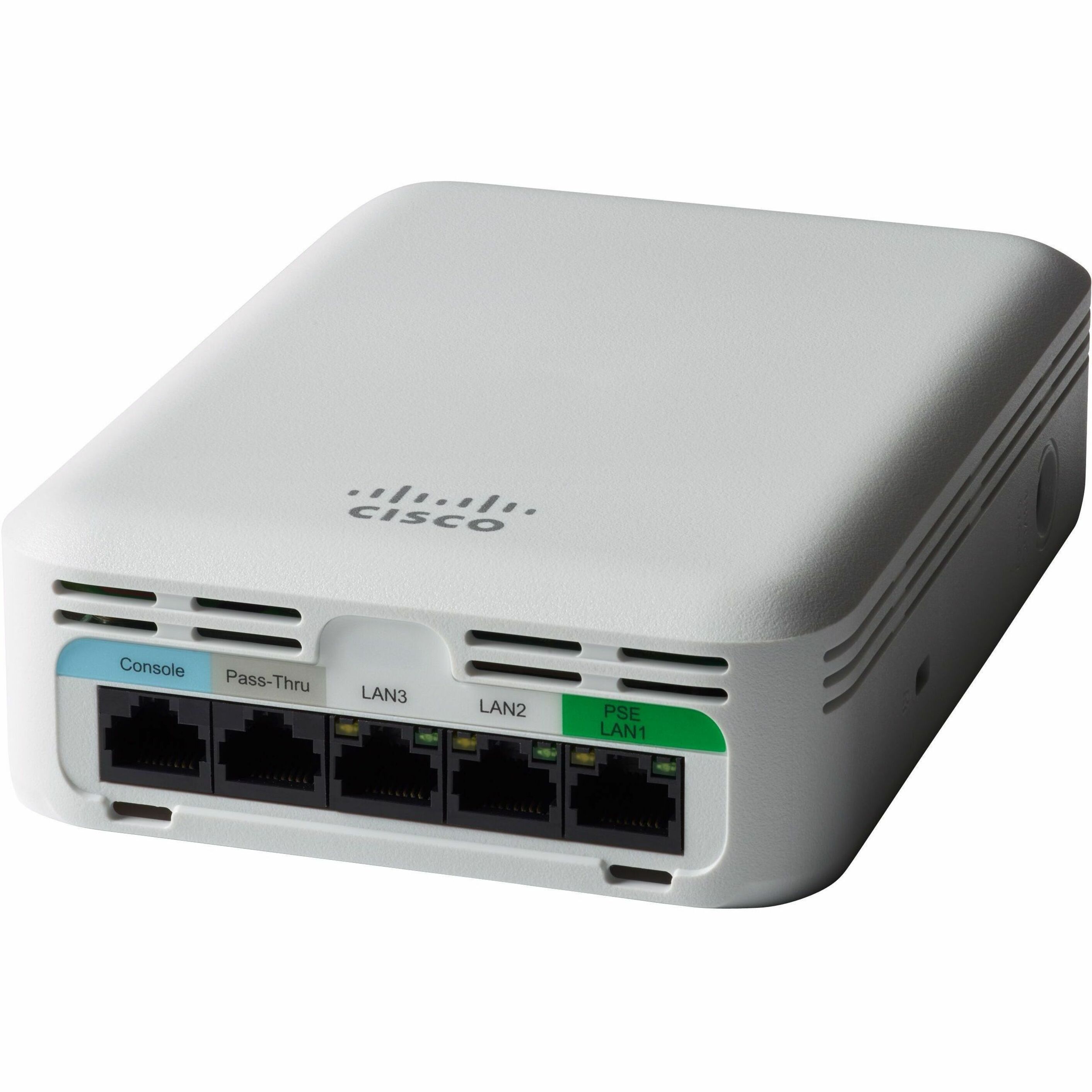 Cisco Aironet 1810W Dual Band Wi-Fi 5 IEEE 802.11ac 867 Mbit/s Wireless Access Point - 2.40 GHz, 5 GHz - MIMO Technology - 5 x Network (RJ-45) - Gigabit Ethernet - PoE Ports - Bluetooth 4.1 - Wall Mou
