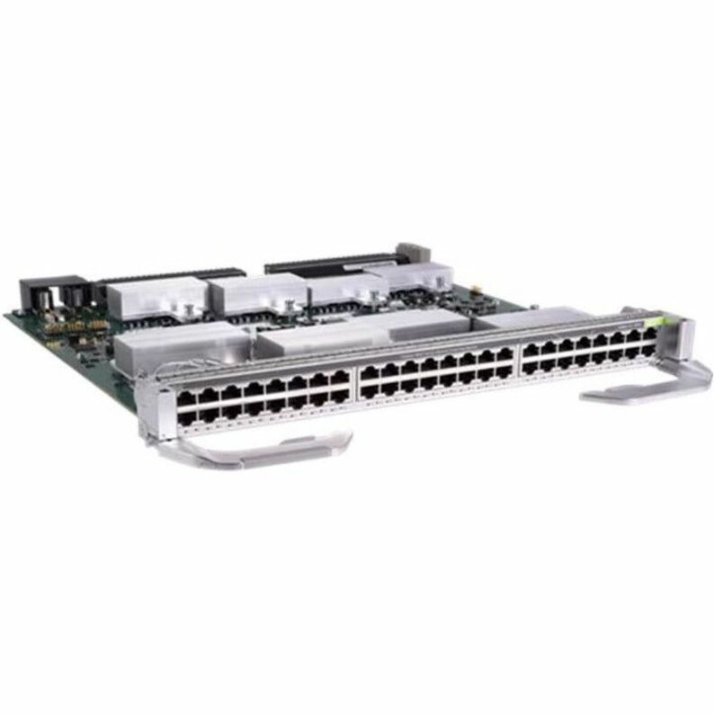 Cisco Catalyst 9600 Series 48-Port RJ45 - For Data Networking10 Gigabit Ethernet, 5 Gigabit Ethernet, 2.5 Gigabit Ethernet, Gigabit Ethernet - 10GBase-T, 5GBase-T, 2.5GBase-T, 1000Base-T - 100 Gbit/s 