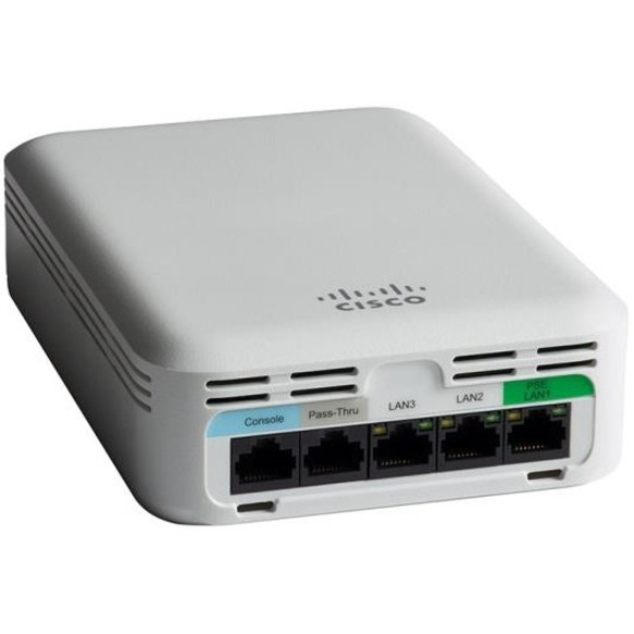 Cisco Aironet Dual Band IEEE 802.11ac 867 Mbit/s Wireless Access Point - 2.40 Hz, 5 Hz - MIMO Technology - 5 x Network (RJ-45) - Gigabit Ethernet - PoE Ports - Bluetooth 4.1 - Wall Mountable, Desktop,