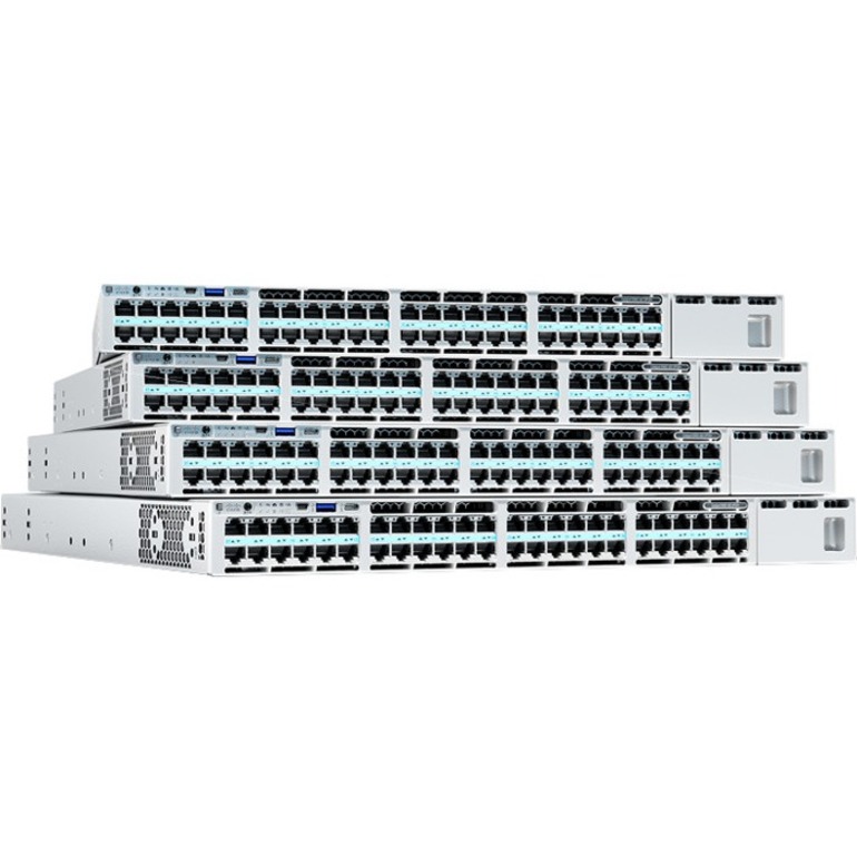 Cisco Catalyst C9300LM-48UX-4Y Ethernet Switch - 48 Ports - Manageable - Gigabit Ethernet, 25 Gigabit Ethernet, 10 Gigabit Ethernet - 1000Base-T, 25GBase-X, 10GBase-T - 3 Layer Supported - Modular - 1