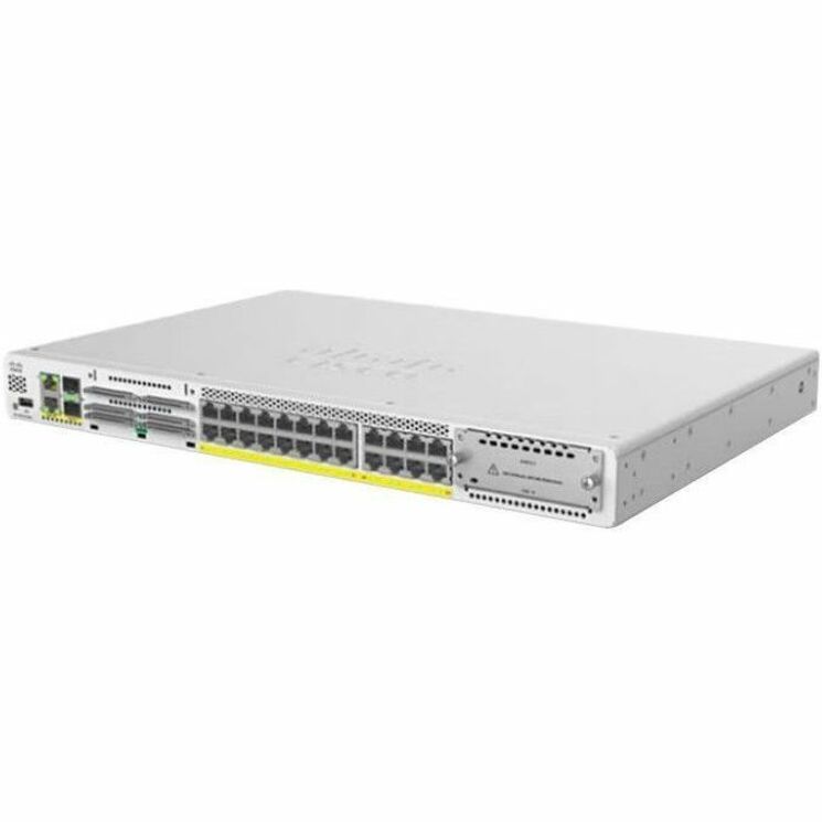Cisco C1100TG-1N32A Router - Refurbished - 2 Ports - 2 WAN Port(s) - 3 Network Interface Module (NIM) Slots, SFP Slots - 2 GB - Gigabit Ethernet - IEEE 802.1Q, IEEE 802.3 - 1U - Rack-mountable