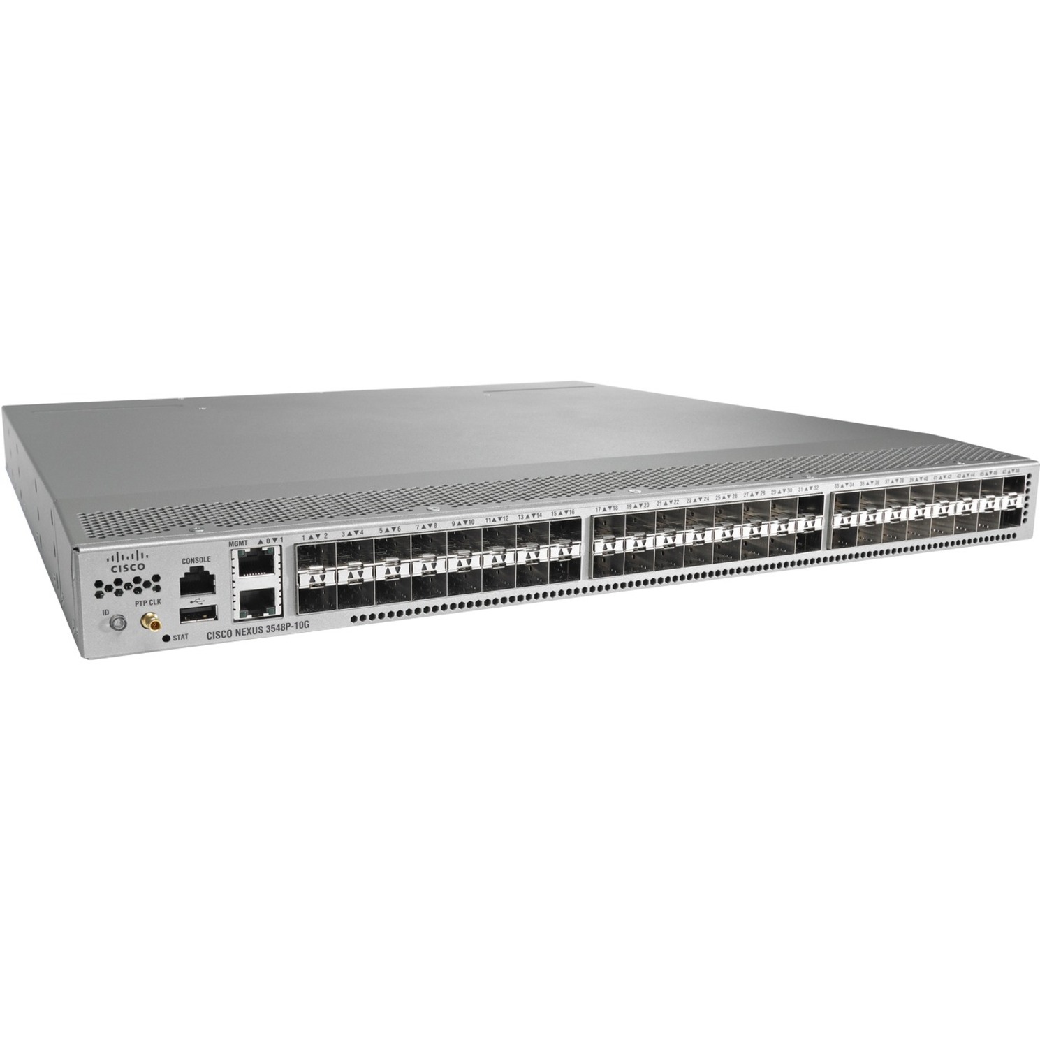 Cisco Nexus 3548-XL Switch, 48 SFP+ - Manageable - 3 Layer Supported - Modular - 400 W Power Consumption - Optical Fiber - 1U - Rack-mountable
