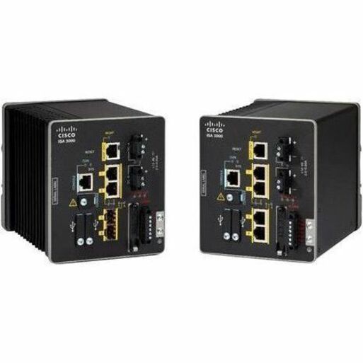 Cisco 3000 Network Security/Firewall Appliance - 4 Port - 10/100/1000Base-T - Gigabit Ethernet - 4 x RJ-45 - DIN Rail Mountable