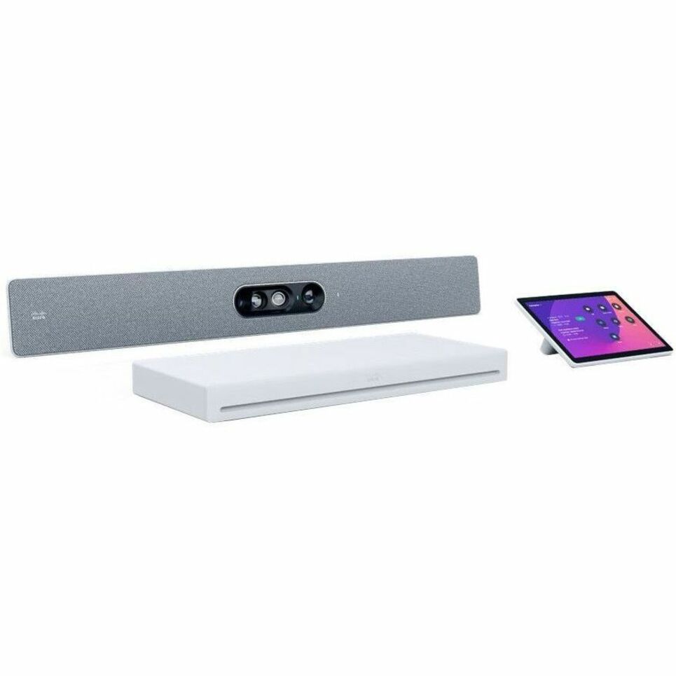 Cisco Room Kit EQ PTZ 4K - For Video Conferencing, Boardroom, Presentation - Large Room Size Supported - CMOS - 3840 x 2160 Video (Live) - H.460.18/19, H.239, H.323, SIP, H.235v3, H.245 - 4K UHD - 60 