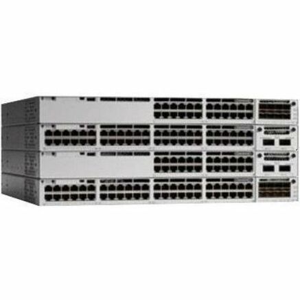 Cisco Catalyst 9300 24-port 10G/mGig With Modular Uplink, UPOE+, Network Advantage - 24 Ports - Manageable - 10 Gigabit Ethernet - 10/100/1000Base-T, 10GBase-T - 2 Layer Supported - Modular - 1100 W P