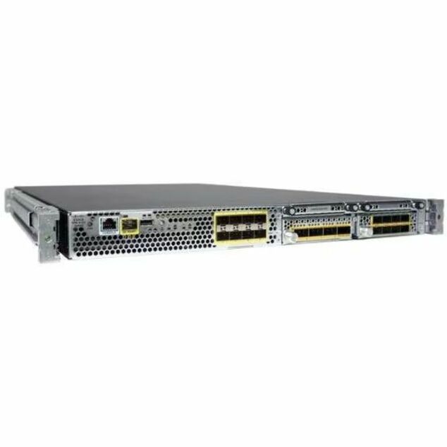 Cisco Firepower FPR-4112 Network Security/Firewall Appliance - 1000Base-X, 10GBase-X, 40GBase-X - 40 Gigabit Ethernet - AES, SHA-256 - 10 Total Expansion Slots - 1U - Rack-mountable, Rail-mountable