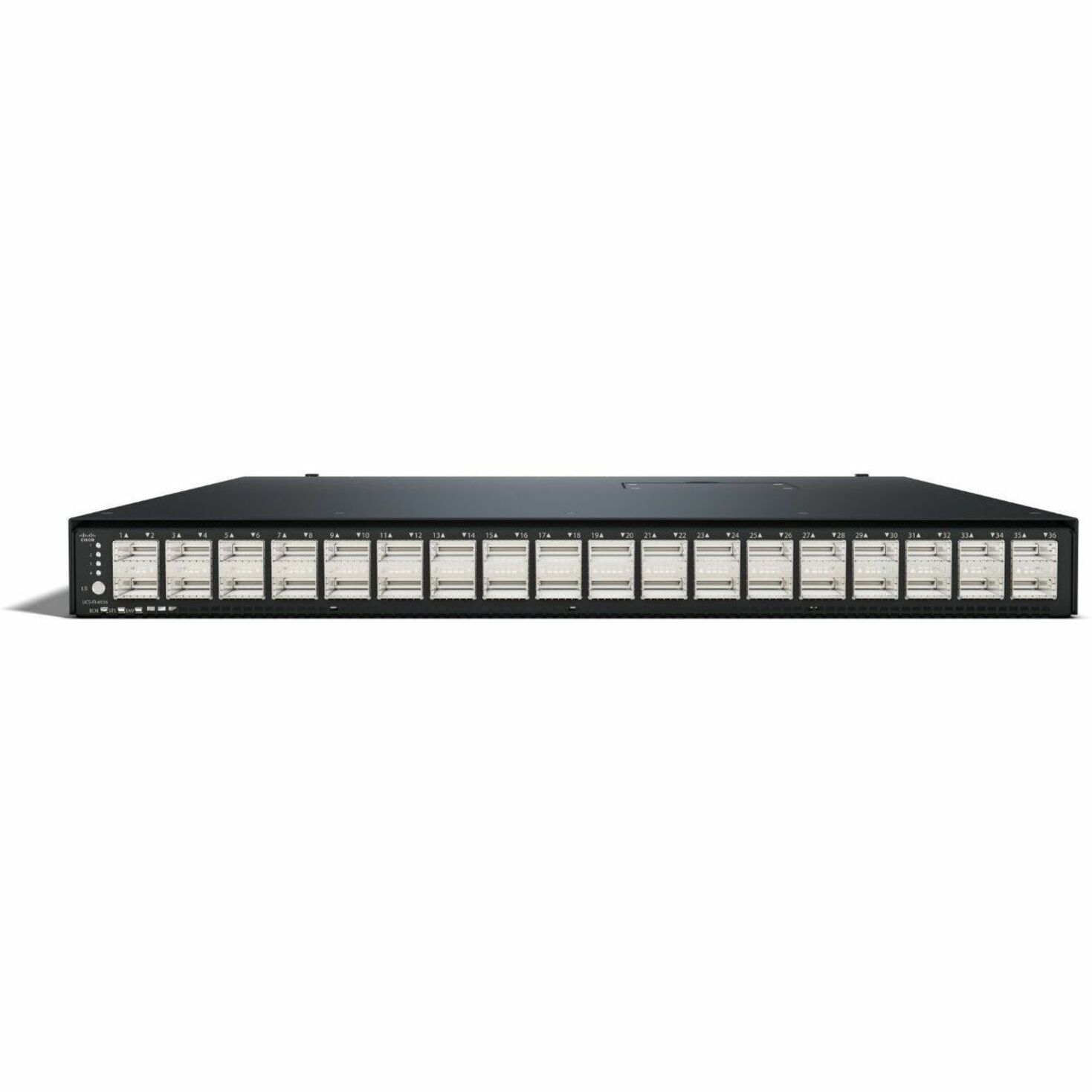 Cisco UCS 6536 Fibre Channel Switch - 36 Ports - 36 Fiber Channel Ports - 100 Gigabit EthernetQSFP28 - Manageable - Rack-mountable - 1U