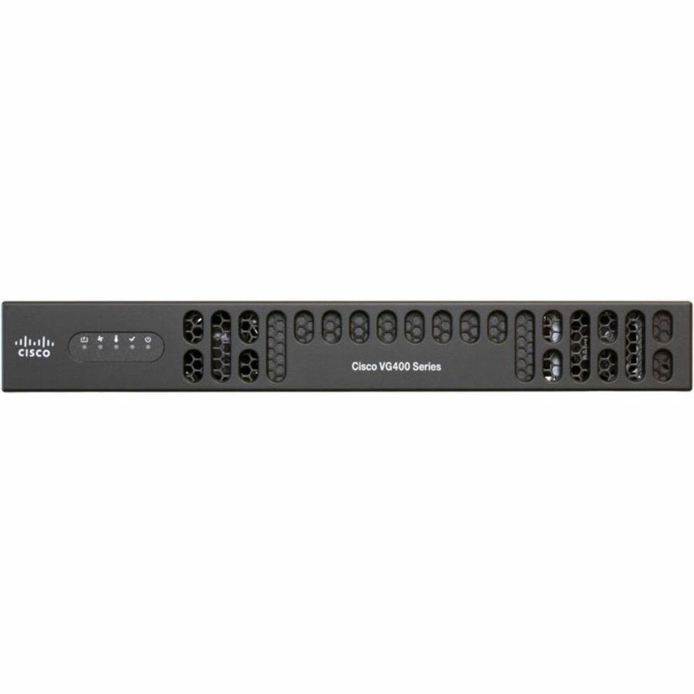 Cisco VG400 Analog Voice Gateway - Refurbished - 2 x RJ-45 - 8 x FXS - USB - Management Port - Gigabit Ethernet