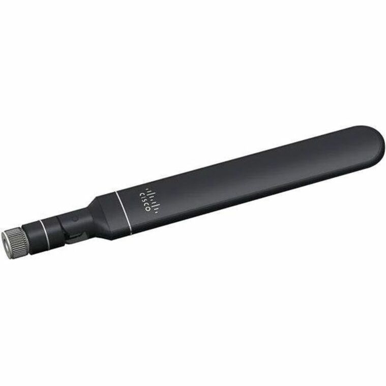 Cisco Omnidirectional Dipole Antenna - Range - RF - 863 MHz to 928 MHz - 1 dBi - Router, Indoor, Outdoor - Black/Silver - Dipole, Mast - Omni-directional - SMA Connector