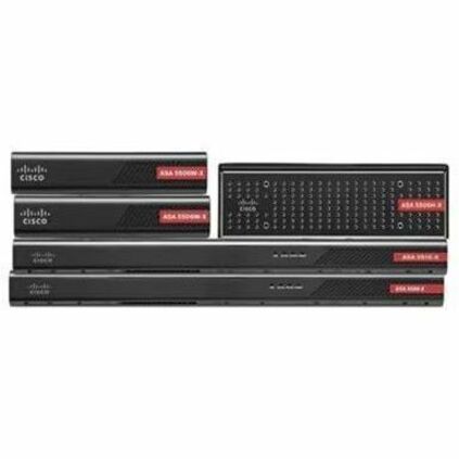 Cisco ASA 5555-X Network Security/Firewall Appliance - 8 Port - 10/100/1000Base-T - Gigabit Ethernet - 3DES, AES - 8 x RJ-45 - 6 Total Expansion Slots - 1U - Rack-mountable