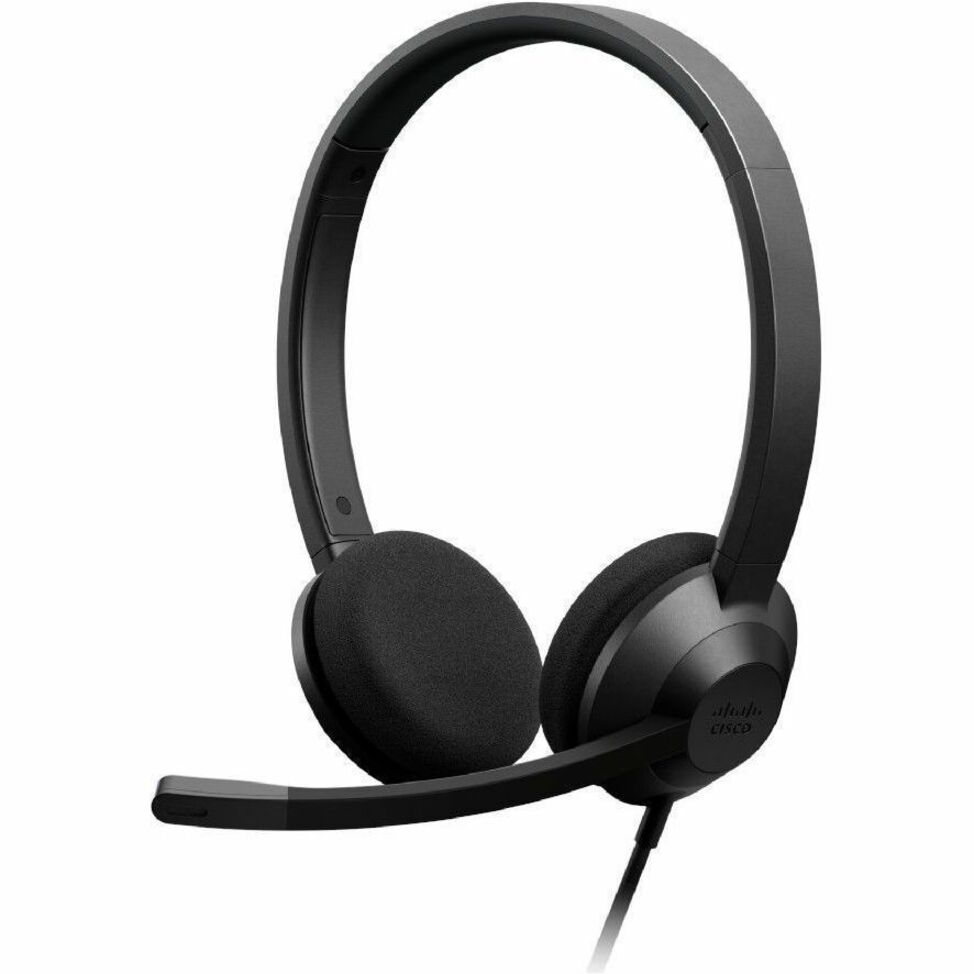 Cisco 321 Headset - Mono - USB Type C, USB Type A - Wired - 32 Ohm - 50 Hz to 18 kHz - On-ear - Monaural - Ear-cup - 7.55 ft Cable - Uni-directional, Electret Condenser, Noise Cancelling Microphone - 