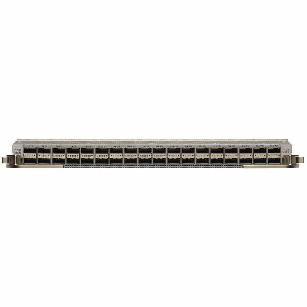 Cisco Expansion Module - For Data Networking, Optical NetworkOptical Fiber40 Gigabit Ethernet - 40GBase-X - 40 Gbit/s - 36 x Expansion Slots - QSFP28 - Plug-in Module