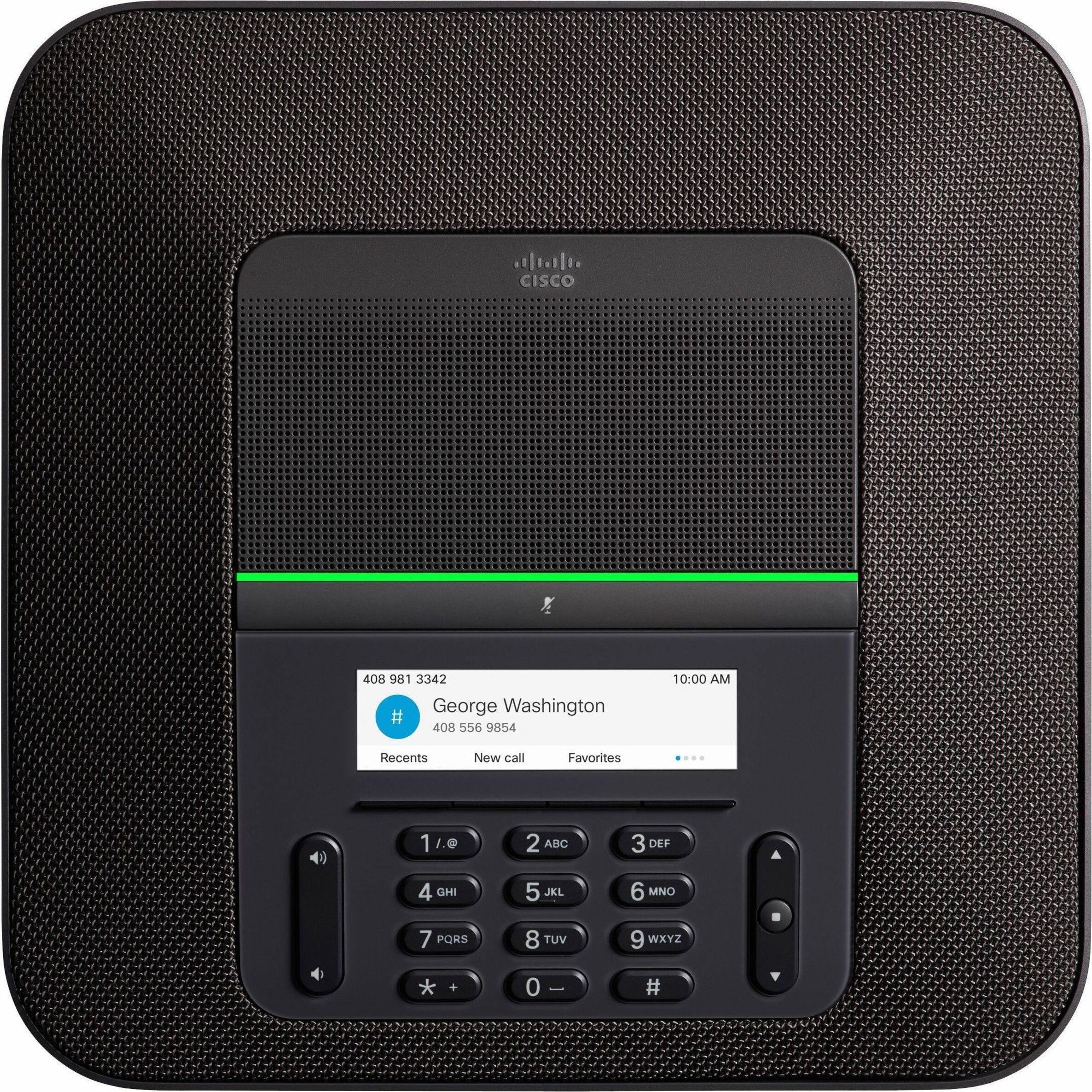 Cisco 8832 IP Conference Station - Corded/Cordless - DECT, Wi-Fi - Tabletop - Charcoal - VoIP - 3.9" LCDNetwork (RJ-45) - PoE Ports