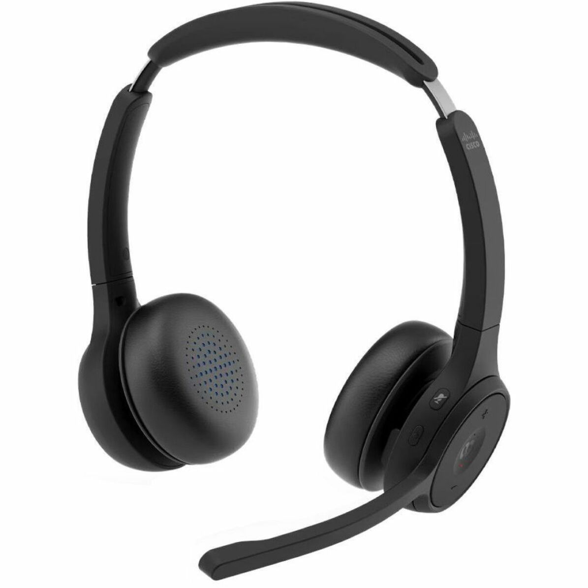 Cisco Single-Ear, Carbon Black headset bundle certified for Microsoft Teams - Google Assistant, Siri - Mono - USB Type A - Wireless - Bluetooth - 213.3 ft - 32 Ohm - 20 Hz to 20 kHz - On-ear, Over-the