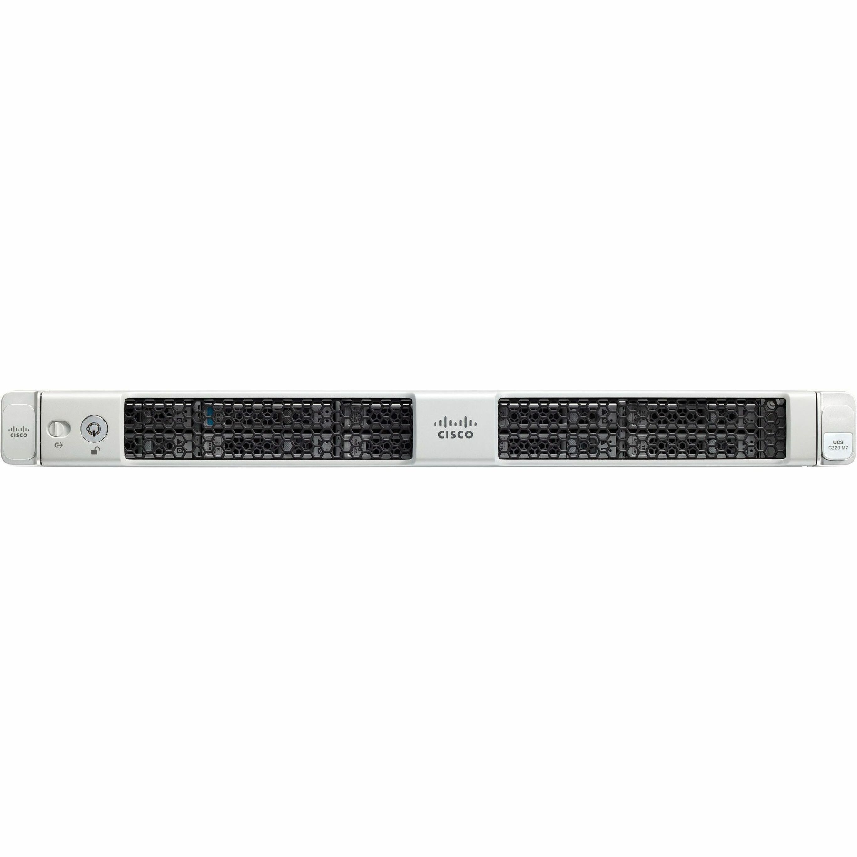 Cisco Barebone System - 1U Rack-mountable - 2 x Processor Support - Intel C741 Chip - 4 TB DDR5 SDRAM DDR5-5600/PC5-44800 Maximum RAM Support - 32 Total Memory Slots - Serial ATA RAID Supported, Seria