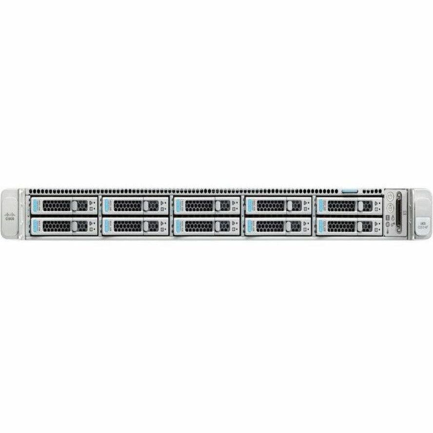 Cisco Barebone System - 1U Rack-mountable - 2 x Processor Support - Intel C741 Chip - 4 TB DDR5 SDRAM DDR5-4800/PC5-38400 Maximum RAM Support - Serial ATA RAID Supported, Serial Attached SCSI (SAS) Co