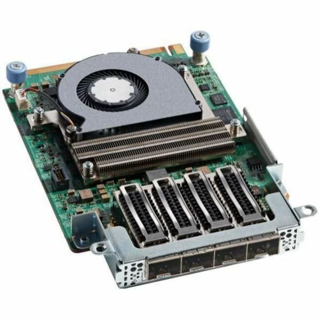 Cisco VIC 15428 10/25/50Gigabit Ethernet Card - PCI Express - 4 Port(s) - Optical Fiber - 50GBase-X - SFP56 - Plug-in Card