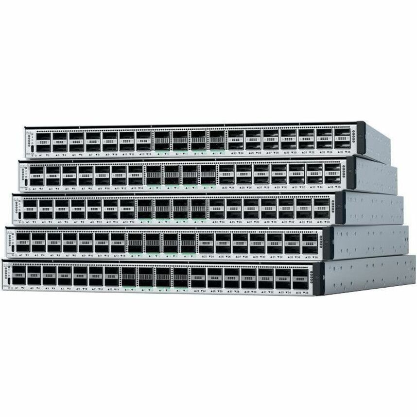 Cisco Catalyst C9500X-60L4D Ethernet Switch - Manageable - 50 Gigabit Ethernet, 400 Gigabit Ethernet - 3 Layer Supported - Modular - Twisted Pair - 1U - Rack-mountable - Lifetime Limited Warranty