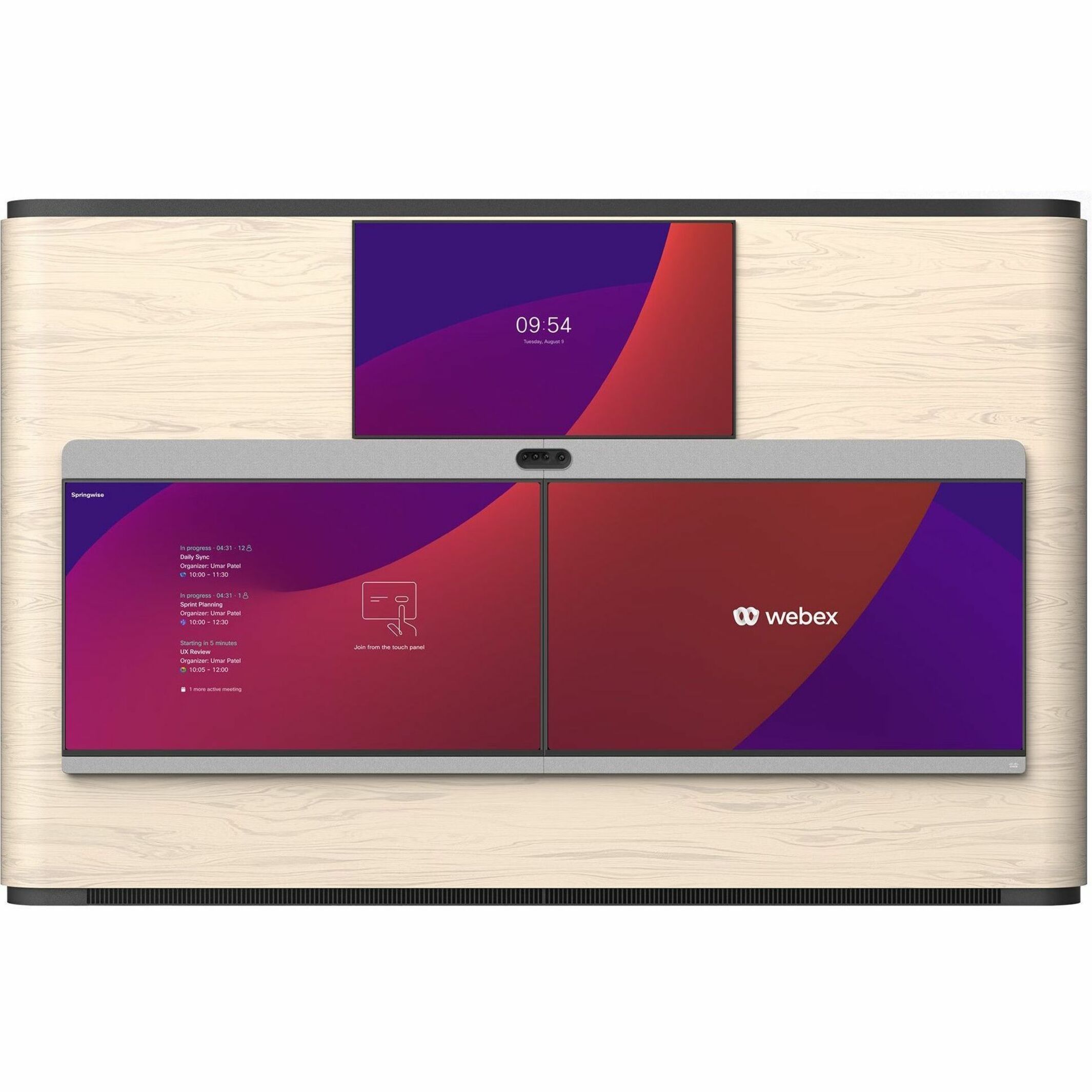 Cisco Room Panorama - For Boardroom, Video Conferencing, Presentation - CMOS - 1920 x 1080 Video (Live) - 3840 x 2160 Video (Content) - H.323, SIP - Point-to-Point - Full HD - 4K UHD - 60 fps - H.460.